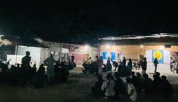 Mahasiswa dari berbagai kampus tengah melakukan konsolidasi aksi di Fakultas Teknik Unanda, Palopo. (FT: Ist)